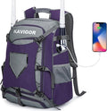 Baseball Bag for Youth and Adult, Softball Backpack 50L Large Capacity, Equipment Backpack with Laptop Compartment and Charge Port