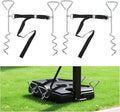 2 Set Basketball Goal Anchor, Basketball Hoop Anchor for Secure and Durable Court Setup, with Adjustable Straps for Basketball Mounting Trampoline Swing Tent