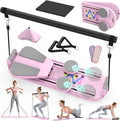 Pilates Board Pilates Reformer Set for Women, 7 in 1 Foldable Pilates Equipment with Timer, Portable Pilates Machine for Home Workout, Fitness, Exercise, Ab, Core