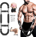 Twister Arm Trainer, Adjustable Spring Chest Expander and Forearm Strengthener, Triceps, Biceps, Shoulder, Back & Thigh Workout bar Equipment, Portable Upper Body Exerciser for Home Fitness