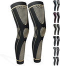 Full Leg Sleeves Long Compression Leg Sleeve Knee Sleeves Protect Leg, for Man Women Basketball, Arthritis Cycling Sport