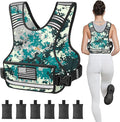 APEXUP Adjustable Weighted Vest, 4-10lb/12-18lb/20-32lb Vest with 6 Ironsand Weights and Large Pocket, Weight Vest for Men Women Strength Training, Running, Walking