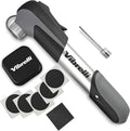 Vibrelli Mini Bike Pump - Presta & Schrader Bicycle Pump - 120 PSI Tire Pump for Road & MTB - No Valve Changing Needed