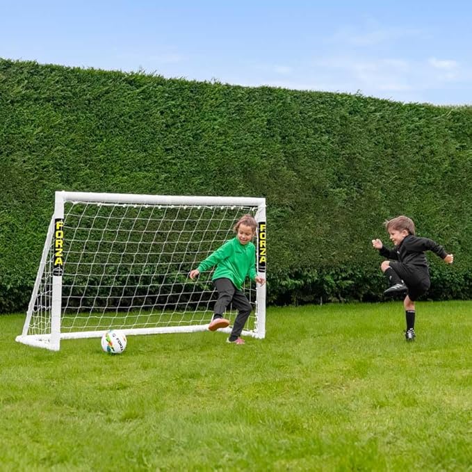 Forza Backyard Soccer Goals [9 Sizes] | Ultra-Durable uPVC Weatherproof Kids Soccer Goals | Quick Assembly – Every Goal Counts!