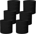 Wristbands Sweatbands for Men & Women, Breathable Tennis Wrist Bands Absorbent Sweat Band Multiuse Wristband for Basketball, Running, Gym, Working Out
