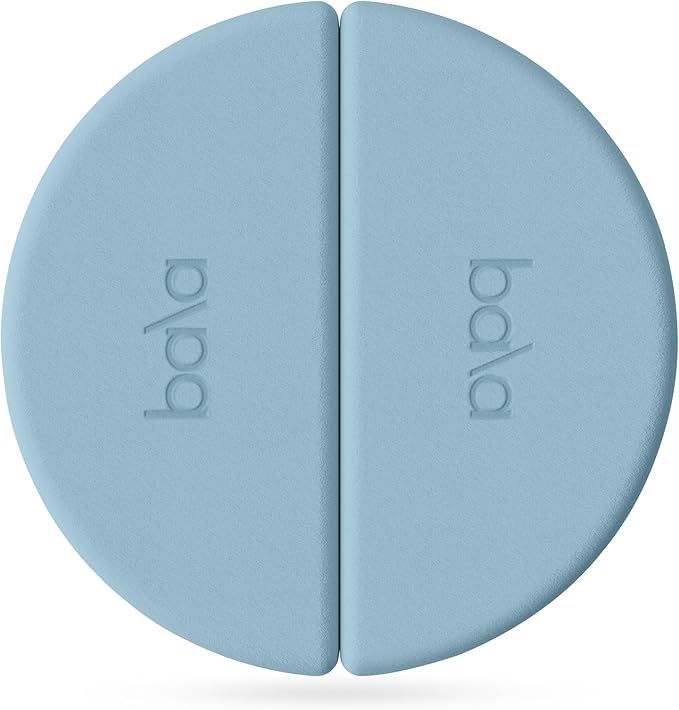 Bala Balance Blocks 2 Pack, Yoga Blocks for Working Out, (Sea) - Semi-Circular Yoga Accessories for Stretching & Exercise - Yoga Equipment for Home Workout - Yoga Block Essentials for Women & Men