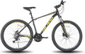 HILAND 27.5 inch Mountain Bike 21 Speeds, Lock-Out Suspension Fork, Aluminum Frame Hydraulic Disc-Brake for Men Women Mens MTB Bicycle Adlut Bike
