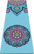 nuveti Yoga Mat Print Extra Thick TPE Non Slip Fitness Exercise Mat with Carrying Bag,72"x24" Extra Thick 6MM Exercise & Workout Mat for Yoga, Pilates Fitness and Floor Exercises