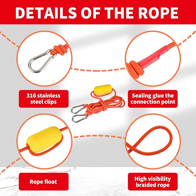 500D Sand Anchor for Small Boats, Power Watercrafts, 2 in 1 PWC Jet Ski Anchor Kit with Adjustable Buoy, Waterproof Dry Bag for Jet Ski, Kayak, Boat, Hiking Foldable Sandbags
