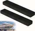 2 Pack Boat Trailer Bunks, Carpeted Bunk Boards, Black Marine Soft Carpet with Full Protection, Boat Trailer Guides for Various Boats, 2" x 4" x 24"