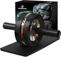 VINSGUIR Ab Roller Wheel, Abs & Core Workout Equipment for Home Gym with Knee Pad Accessories, Abdominal Wheel for Full-body Strength Training