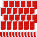 Tudomro 2400 Pack Neon Paper Wristbands Bulk - Waterproof, Lightweight, Adhesive - Concert, Events, Party for Hand Wrist Arm Identification(Red)