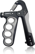 Grip Strength Trainer, Hand Grip Strengthener, Forearm Strengthener, Adjustable Resistance 11 Lbs - 220 Lbs, Ergonomic Design