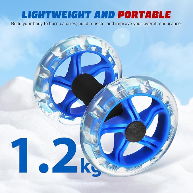 Kisangel Exercise Roller Weight Loss Equipment Exercise Abdominal Roller Ab Exercise Roller Hand Weights Dumbbell Yellow Fitness Exercise Device Fitness Wheel Wire Wheel