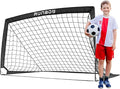 RUNBOW 5x3 ft Portable Kids Soccer Goal for Backyard Practice Soccer Net with Carry Bag