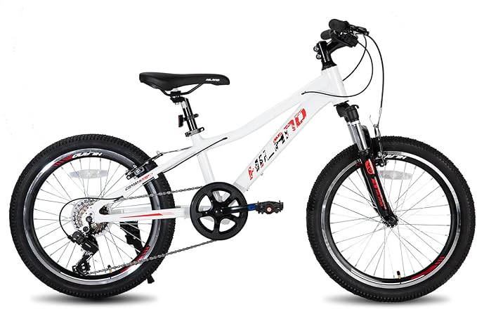 HILAND 20 Inch 26 Inch Mountain Bike for Women Girl, Lock-Out Suspension Fork, Aluminum Frame, Adult Ladies Mens MTB Bicycle