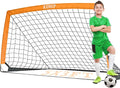 Kids Soccer Goal for Backyard, 5×3, 6×4, 9×5FT Easy Foldable Soccer Practice Net with Portable Carrying Bag for Toddler Youth Adult Soccer Training Equipment Outdoor Sports Game