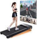 SupeRun Walking Pad with 9% Auto Incline, Under Desk Treadmills for Home and Office Small Space, 2.5 HP Portable Mini Jogging Machine with APP and Remote Control and LED Display, 300 Lbs Capacity