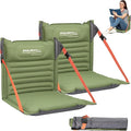 EULANT Lightweight Inflatable Folding Seats for Camping Chair with Back Support and Adjustable Straps,Foldable Bleacher Chairsfor Camping Hiking Sporting Events and Park