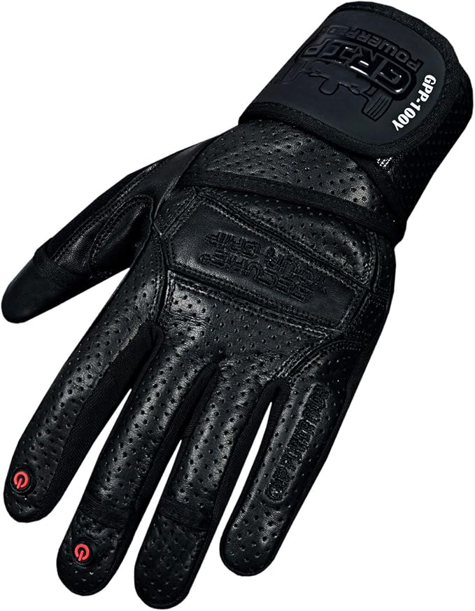 Elite Leather Gym Gloves with Built in 2" Wide Wrist Wraps Grip & Design for Weightlifting Power Lifting Bodybuilding & Strength Training Workout Exercises, Size : Medium