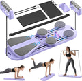 Pilates Board, Pilates Reformer Set, Multifunctional Abdominal Board for Home Workout, Ab Core Trainer Machine, Reformer Training Equipment for Core Workouts1