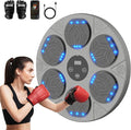Music Boxing Machine, Boxing Wall Mount Machine for Kids Adult, Bluetooth Smart Boxing Traineing Machine with Boxing Gloves, Boxing Workout Equipment Target for Home, Office, Gym (Upgrade)