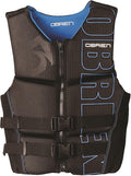 O'Brien Flex V-Back Life Jacket – Coast Guard Approved Adult Life Vest with Flex Fit Design, Lightweight Foam & Front Zip Closure for Watersports, Boating, and Jet Skiing