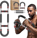 Twister Arm Trainer, Adjustable Chest Workout Equipment Upper Body Strength Training, Portable Power Twister Bar with Detachable Design, Arm Trainer, Home Gym & Travel Fitness Tool