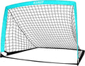 5×3 6x4 9x5 FT Portable Kids Soccer Goal for Backyard, Foldable Soccer Practice Net with Carrying Bag for Toddler Youth Adult Pop Up Soccer Training Equipment Indoor and Outdoor Sports Game
