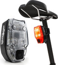 TAILGATOR Smart Bike Rear Tail Brake LED Light - Accelerometer Brake Feature - Brightest Light at 300 Lumens - Rechargeable Battery Lasts Up to 60 Hours - Day/Night Visibility - Best Brake Light