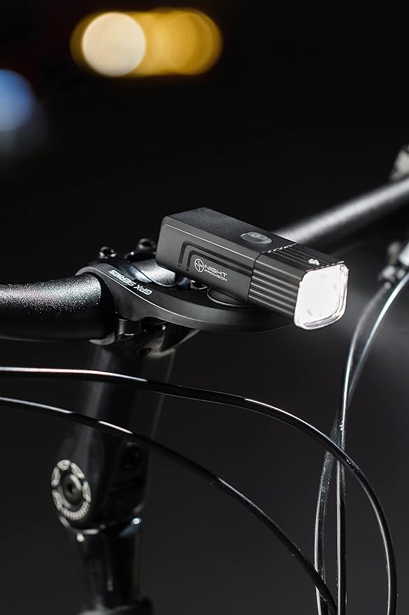 [New 2024] GPX-950 Bike Lights Compatible with Garmin/Go-Pro Mounts USB-C Rechargeable Front and Back Bicycle Light for Day or Night Riding - Quarter Turn & Twist (950 Lumens)