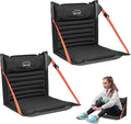 ONTYZZ Stadium Seats with Back Support Inflatable Portable Folding Comfort Seat Waterproof Cushion with Backrest for Sports Events Stadium and Camping