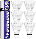 Badminton Birdies - Nylon Bedminton Shuttlecocks for Softball/Baseball Batting Training - Highly Stable & Durable Shuttle Balls for Indoor and Outdoor Matches