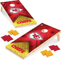 Wild Sports NFL Football 2' x 4' Regulation Size Solid Wood Cornhole Set with Direct Print HD Team Graphics Great Gift for Any Football Fan! Bean Bag Toss Family Outdoor Game