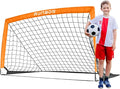 RUNBOW 5x3 ft Portable Kids Soccer Goal for Backyard Practice Soccer Net with Carry Bag