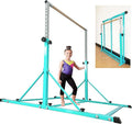 MARFULA Gymnastic Bar for Kid and Teenage Ages 3-25, 5 FT / 8 FT Base Length, 4 FT Width 5 FT Height, Gymnastic Kip Bar Horizontal Bar for Gymnast, Gymnastic Training Equipment for Home and Club Use