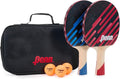 Penn 2-Player Table Tennis Paddle Set - Includes Two 3.0 Paddles, Three 3-Star ping Pong Balls, and Storage Pouch