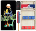 CornholeGamesUSA Pro Cornhole Boards Set | Made in USA | 3/4 Baltic Birch | No Bounce | Triple Thick Legs | Two Brace & Handles, Tournament 2x4 Regulation Set with Score Tower & Cornhole Bags