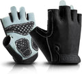 Double-Layer Deerskin Palm Gym Gloves: Anti-Slip Workout Gloves for Men & Women | Weight Lifting, Cycling, Rowing | Breathable 3D Padded Design