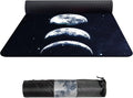 nuveti TPE Large Yoga Mat Non-Slip Exercise Fitness Mat with Carry Bag Extra Wide Yoga Mats for Women 72"x32" Extra Thick 6mm for Home, Pilates and Floor Exercises Workout Mats