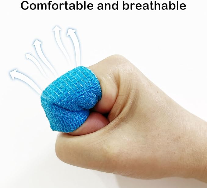 36 PCS Self Adhesive Bandage Wrap 2" X 5 Yards Elastic Cohesive Bandage Wrap Bandage Wrap Rolls Elastic Self-Adherent Tape for Stretch Athletic, Sports, Wrist, Ankle