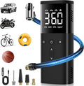 Tire Inflator Portable Air Compressor, 150PSI Auto Air Pump for Car Tires, Auto Tire Pump for Car Tires, Motorcycle, Bicycle, Electric Pump with LED Light & Digital Pressure Gauge