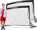 RUNBOW 5x3 ft Portable Kids Soccer Goal for Backyard Practice Soccer Net with Carry Bag