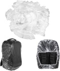 30pcs Backpack Rain Cover Disposable Waterproof Lightweight Backpack Cover Elastic Covers Protector for Outdoor Hiking Compact Raincoat Raincover for Cycling Travel (41-50L)