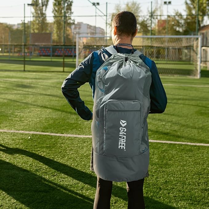 G4Free Extra Large Mesh Ball Carry Bag for Soccer, Basketball, Football, Volleyball, Swim