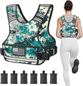APEXUP Adjustable Weighted Vest, 4-10lb/12-18lb/20-32lb Vest with 6 Ironsand Weights and Large Pocket, Weight Vest for Men Women Strength Training, Running, Walking