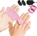 2Pairs Pure Grips - Workout Gloves Barbell Pad for Weight Lifting，Gym Grips Pads，Hand Grips for Deadlifts，Lifting Grips & Weight Grip Pads for Men and Women