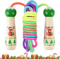 Jump Rope for Kids, Lorvain Adjustable Skipping Rope, Kids Jump Ropes with Wooden Handle for Girls Boys, Weighted Jumping Ropes for Fitness Workout Exercise Outdoor Fun Activity