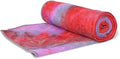 DREAM SLIM Non Slip Yoga Towel - Hot Yoga Towel, Multicolor - Red