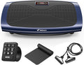 MERACH Vibration Plate Exercise Machine, 3D & 4D Vibration Plate with 2 Tension Ropes LED Display, Whole Body Vibration Platform for Women Men, Exercise Equipment for Home
